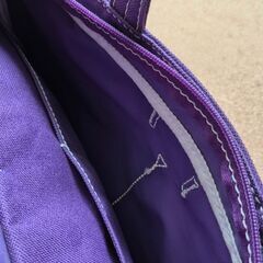 美品　コンバース紫バッグの画像