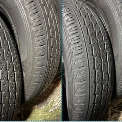 「42」145/80R12 80/78NLT 中古タイヤ4本の画像