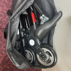 折りたたみ自転車　A-BIKE  　極小極軽　タイヤ10インチ　ノーパンクタイヤ　の画像