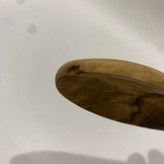 欠けあり　大きめ木製スプーンの画像