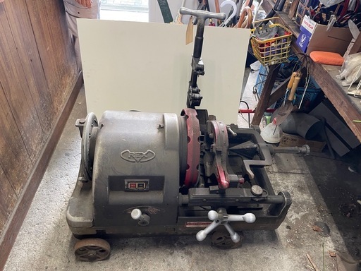 パイプマシンねじ切り