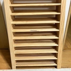 木製　柵の画像