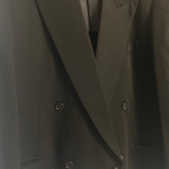 着用2回のみ★礼服 ダブル スーツ セットアップ★の画像
