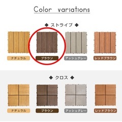 【取引中】人工木 ウッドパネル27枚　30×30cmの画像