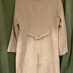 【アンゴラ100%】 フェイクファー付き コートの画像