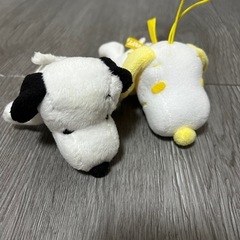 スヌーピー小銭入れとマスコットの画像