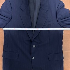 高島屋オーダースーツ　上下　毛100%の画像