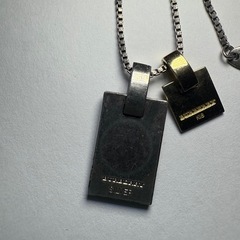 希少 BURBERRY k18 silver ペンダントトップ チェーン 銀製の画像
