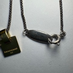 希少 BURBERRY k18 silver ペンダントトップ チェーン 銀製の画像