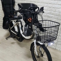 🌸美品🌸室内保管🌸ヤマハ 電動自転車 パスバビー子供乗せ  🌈新基準🌈u206の画像