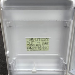 配送🉑【2015年製】シャープ ノンフロン冷凍冷蔵庫 SJ-14E2-KBの画像