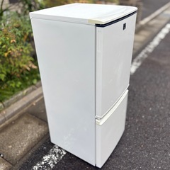 配送🉑【2015年製】シャープ ノンフロン冷凍冷蔵庫 SJ-14E2-KBの画像