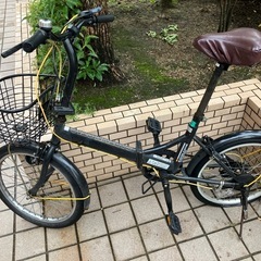 折りたたみ自転車の画像