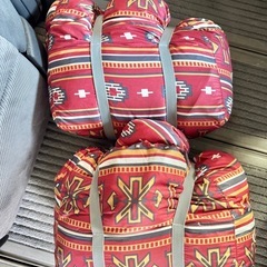 モンベルダウンシュラフ寝袋２個セットの画像