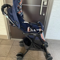 アップリカ マジカルエアークッション 革調ハンドル ベビーカー B型 軽量の画像