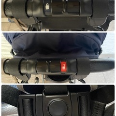 アップリカ マジカルエアークッション 革調ハンドル ベビーカー B型 軽量の画像