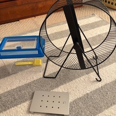 プラケース小 小動物用冷え冷えアルミプレート 回し車の画像
