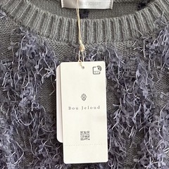 半額以下！から再値下げしました。
新品未使用　Bou Jeloud リボンヤーンニット　の画像