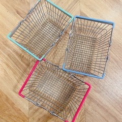 カゴ　インテリア　小物入れ　3個セットの画像