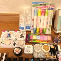 ジェルネイルセット　水彩ネイルセットの画像