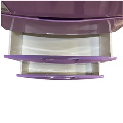 【ジ1015-08】中古美品‼️Wide Chest ワイドチェスト 4段（COD-554） パープル系 の画像