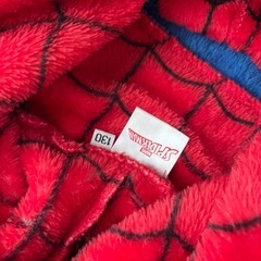 スパイダーマン 着ぐるみパジャマ 130cmの画像