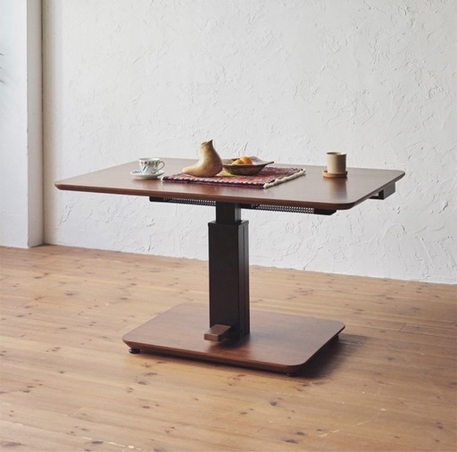 昇降式 ダイニングコタツテーブル ゼニス(布団レスタイプ)