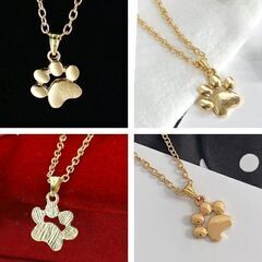肉球ゴールドネックレス（新品）の画像