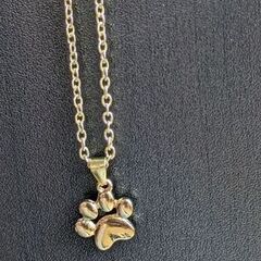 肉球ゴールドネックレス（新品）の画像