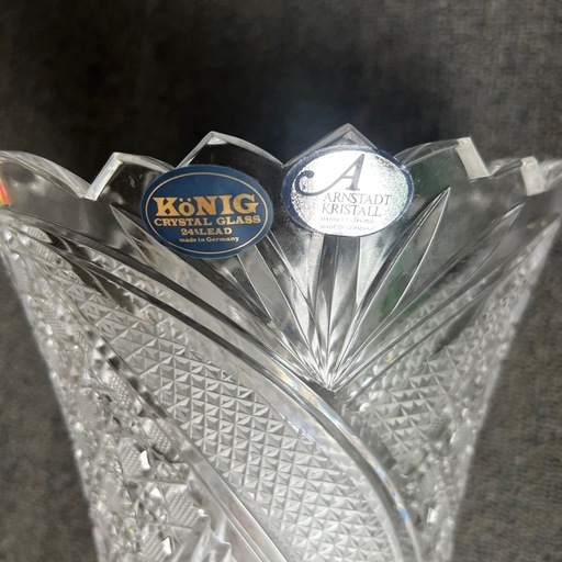 KONIG　ケニッヒクリスタル花瓶