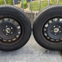 中古　鉄チンw/タイヤの画像