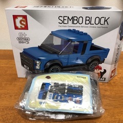 SEMBO BLOCK バスとトラックのセット　レゴ互換品　車の画像