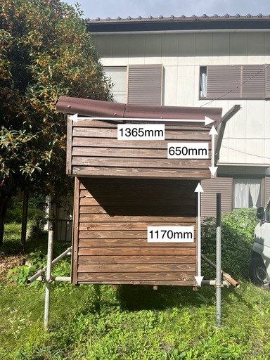 キャンピング小屋／軽トラに載せられる小型小屋