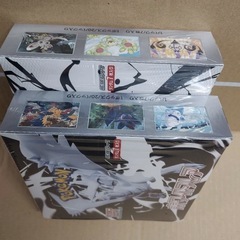シュリンク付き　ポケモンカードゲーム ブラックボルト ホワイトフレア 各1BOXの画像