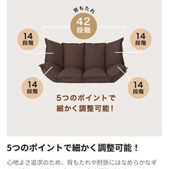 【決まりました】リクライニングソファLOWYAの画像