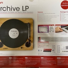 レコードプレーヤー　archive LP　ION  の画像