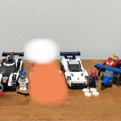レーシングカー　海賊船　働く車　レゴ互換品　車両セット スーパーカーの画像