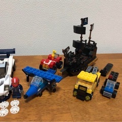 レーシングカー　海賊船　働く車　レゴ互換品　車両セット スーパーカーの画像