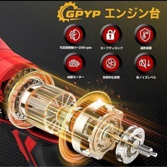 電動ノコギリ 充電式 レシプロソー バッテリー2個 ノコギリ刃8枚 剪定の画像