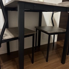 【RASIK】ダイニングテーブルセット※解体済みの画像