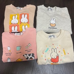 95cm、100cm ミッフィートレーナー4点の画像