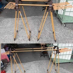セキスイ木質調ものほしスタンドWCO-10mbrMBRの画像