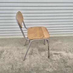 【那須町役場】小学校　学習椅子　昭和レトロ　児童椅子【管理番号329】の画像