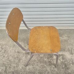 【那須町役場】小学校　学習椅子　昭和レトロ　児童椅子【管理番号330】の画像
