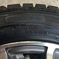 DUNLOP スタッドレスタイヤ　M-BOX等で使用可能　の画像