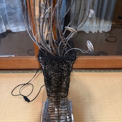 フロアランプ　間接照明　花ライトの画像