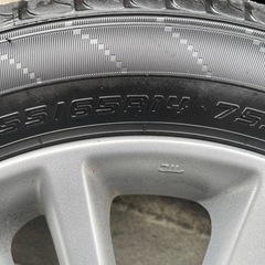 日産デイズ（三菱ekワゴン）純正アルミ＋タイヤ 一台分 バリ山の画像