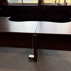 大型テーブル　社長机　の画像