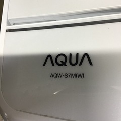 AQUA    7.0k洗濯機　2021年製　中古品の画像