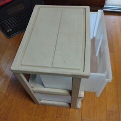 プラスチック深型二段式収納ケースの画像